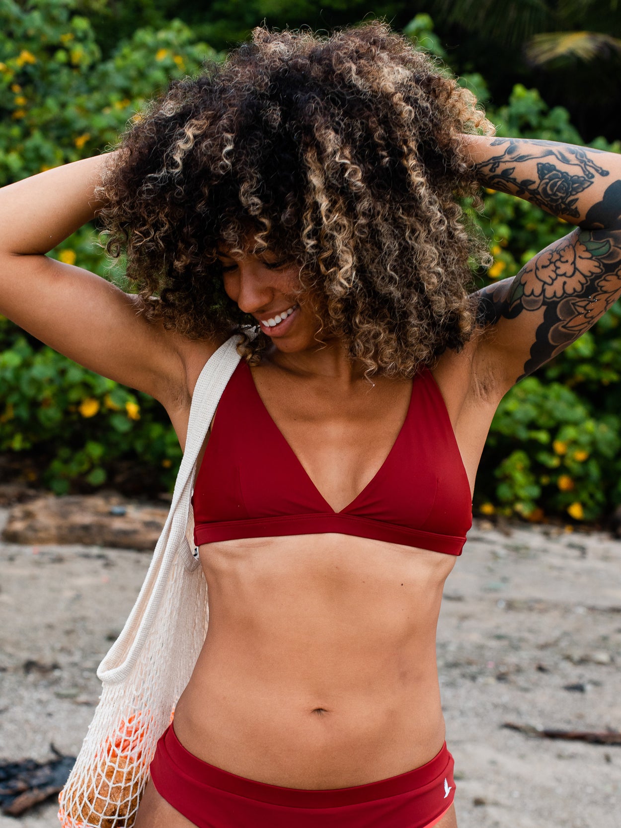 MALIBU Eco Triangle Top | Vino